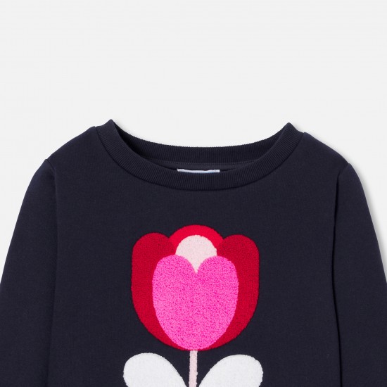 Girl fleece sweatshirt