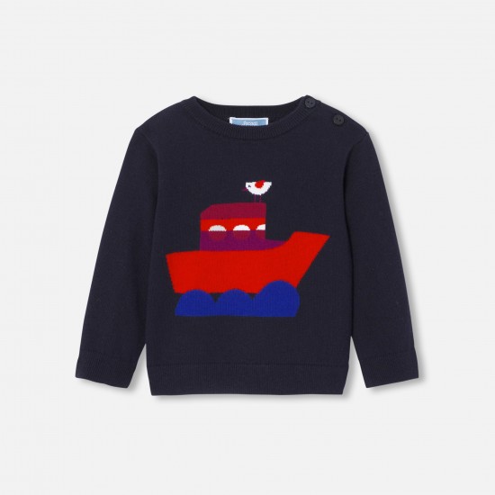 Baby boy knitted sweater