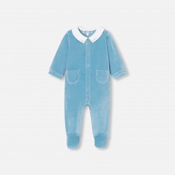 Baby boy velvet pajamas