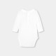 Baby boy bodysuit with collar