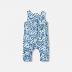 Baby girl jumpsuit in Liberty fabric