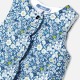 Baby girl jumpsuit in Liberty fabric