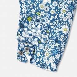 Baby girl jumpsuit in Liberty fabric