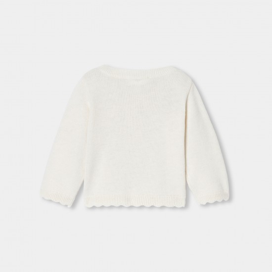 Baby girl jersey cardigan