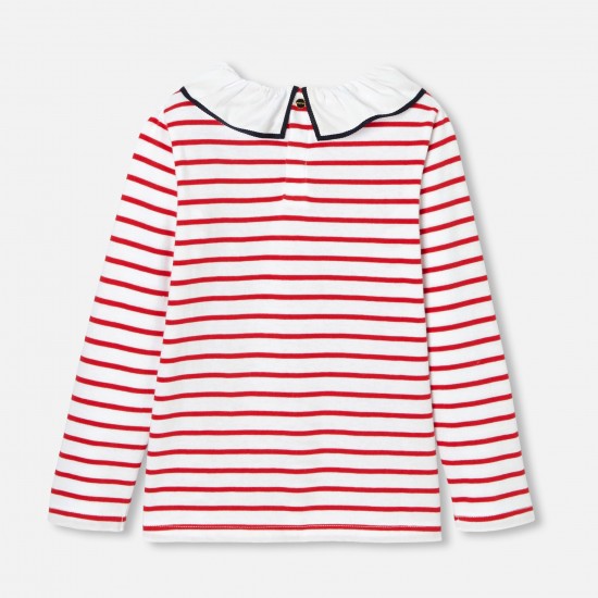 Girl striped T-shirt