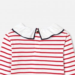 Girl striped T-shirt