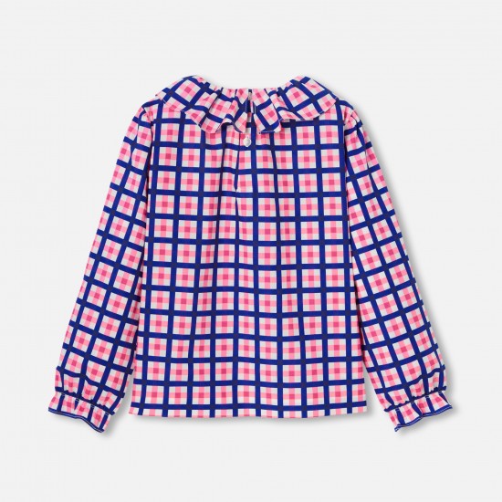 Girl gingham blouse