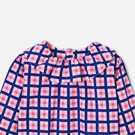 Girl gingham blouse
