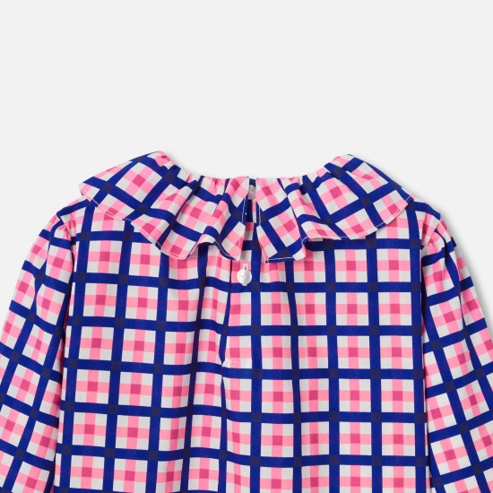 Girl gingham blouse