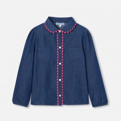 Girl denim blouse