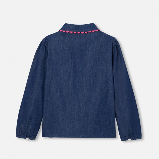 Girl denim blouse
