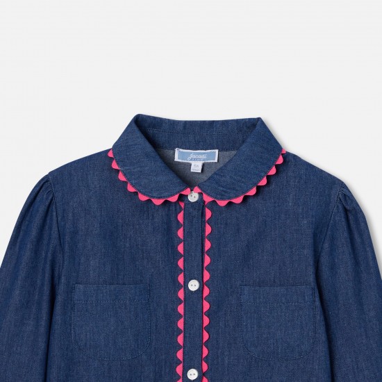 Girl denim blouse