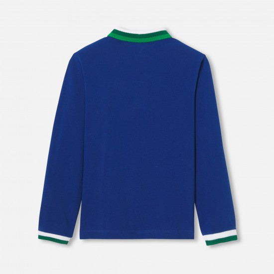 Boy long-sleeved polo