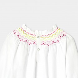 Girl flannel blouse