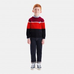 Boy color block sweater