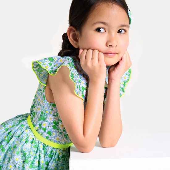 Girl dress in Liberty fabric