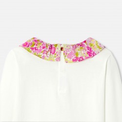 Girl collared T-shirt