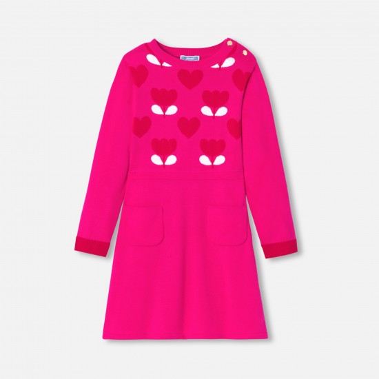 Girl knitted dress