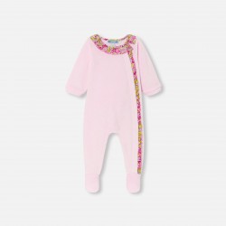 Baby girl velvet pajamas