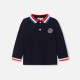 Long-sleeved baby boy polo shirt