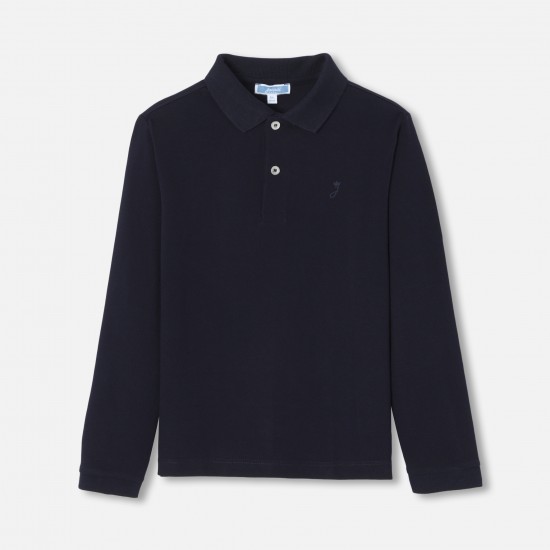 Boy long-sleeved polo
