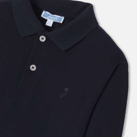Boy long-sleeved polo