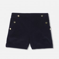 Girl velvet shorts
