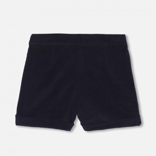 Girl velvet shorts