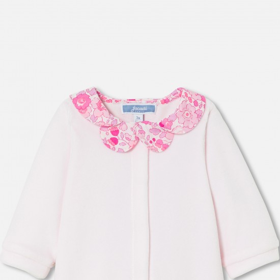 Baby girl velvet pajamas