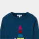 Boy sweater in cotton and wool