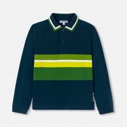 Boy long-sleeved polo