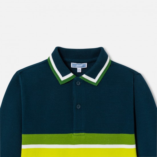 Boy long-sleeved polo