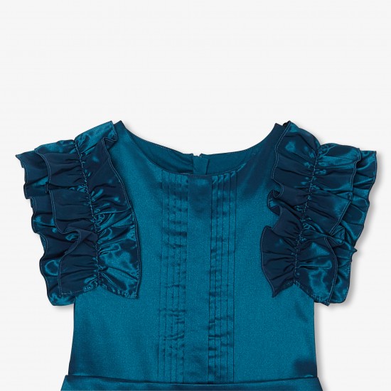 Girl taffeta dress