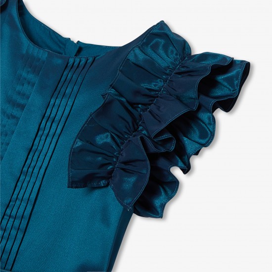 Girl taffeta dress