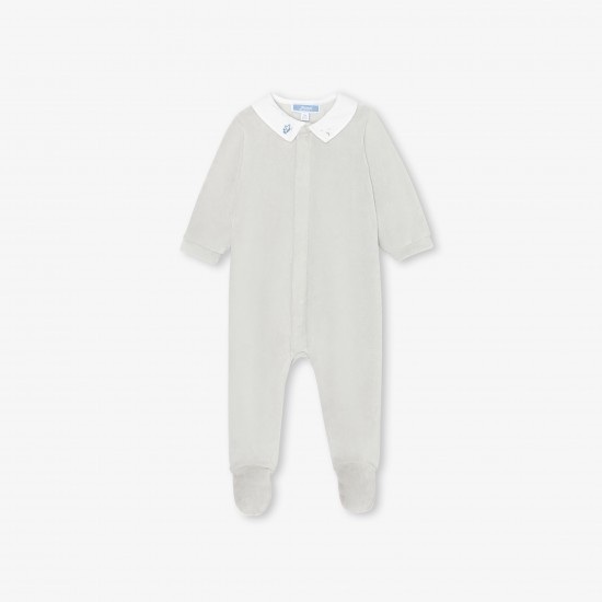 Velvet baby pajamas
