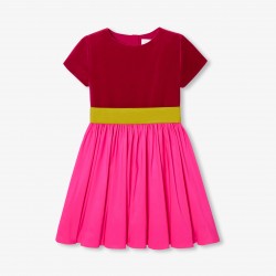 Girl color block dress