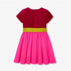 Girl color block dress
