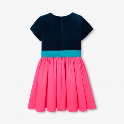 Girl color block dress