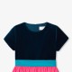 Girl color block dress
