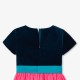 Girl color block dress