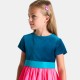 Girl color block dress
