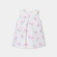 Baby girl cotton piqué pinafore dress
