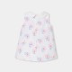 Baby girl cotton piqué pinafore dress