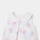 Baby girl cotton piqué pinafore dress