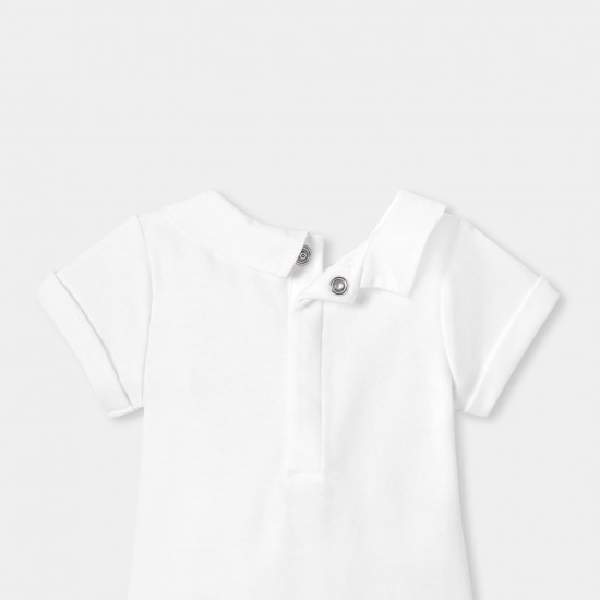 Baby boy bodysuit in interlock