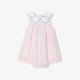 Baby girl dress in fil à fil