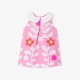 Baby girl dress with plant motif