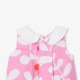 Baby girl dress with plant motif