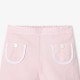 Baby girl shorts in honeycomb piqué