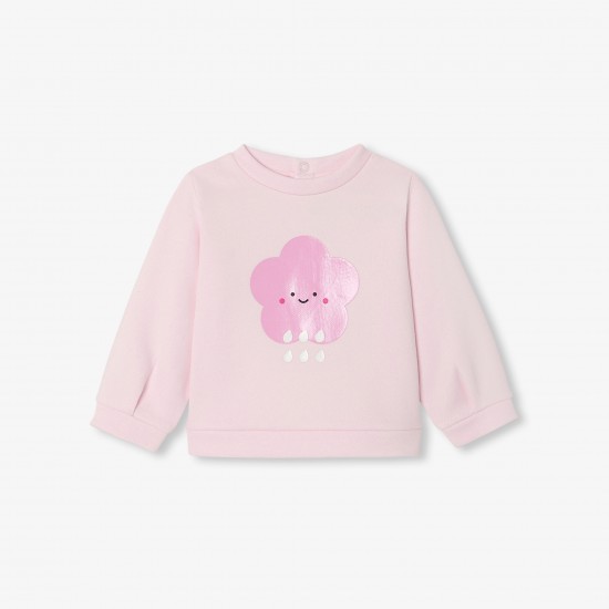 Baby girl fleece sweater